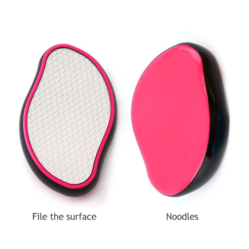 Nueva lima Manual portátil para raspar los pies, eliminador de callos de piel muerta, pedicura, pies, limas, herramientas profesionales para el cuidado de los pies: rose Red