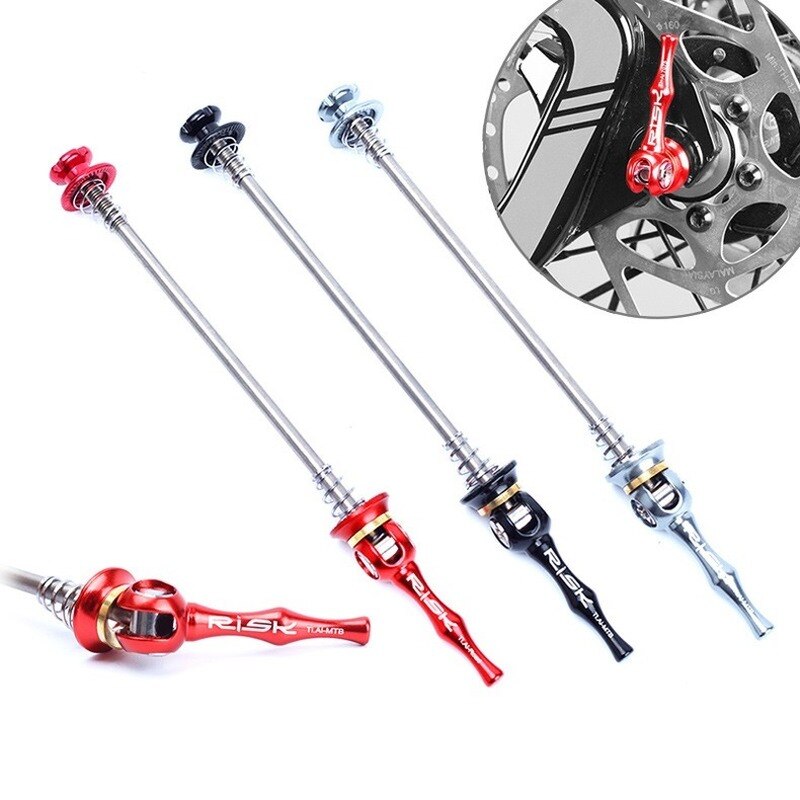 48.8g/Pair Road Bike Quick Release Ultralight Titanium TI QR Skewer Lever Road Bicycle Cycling Hub Quick Release Bike Parts