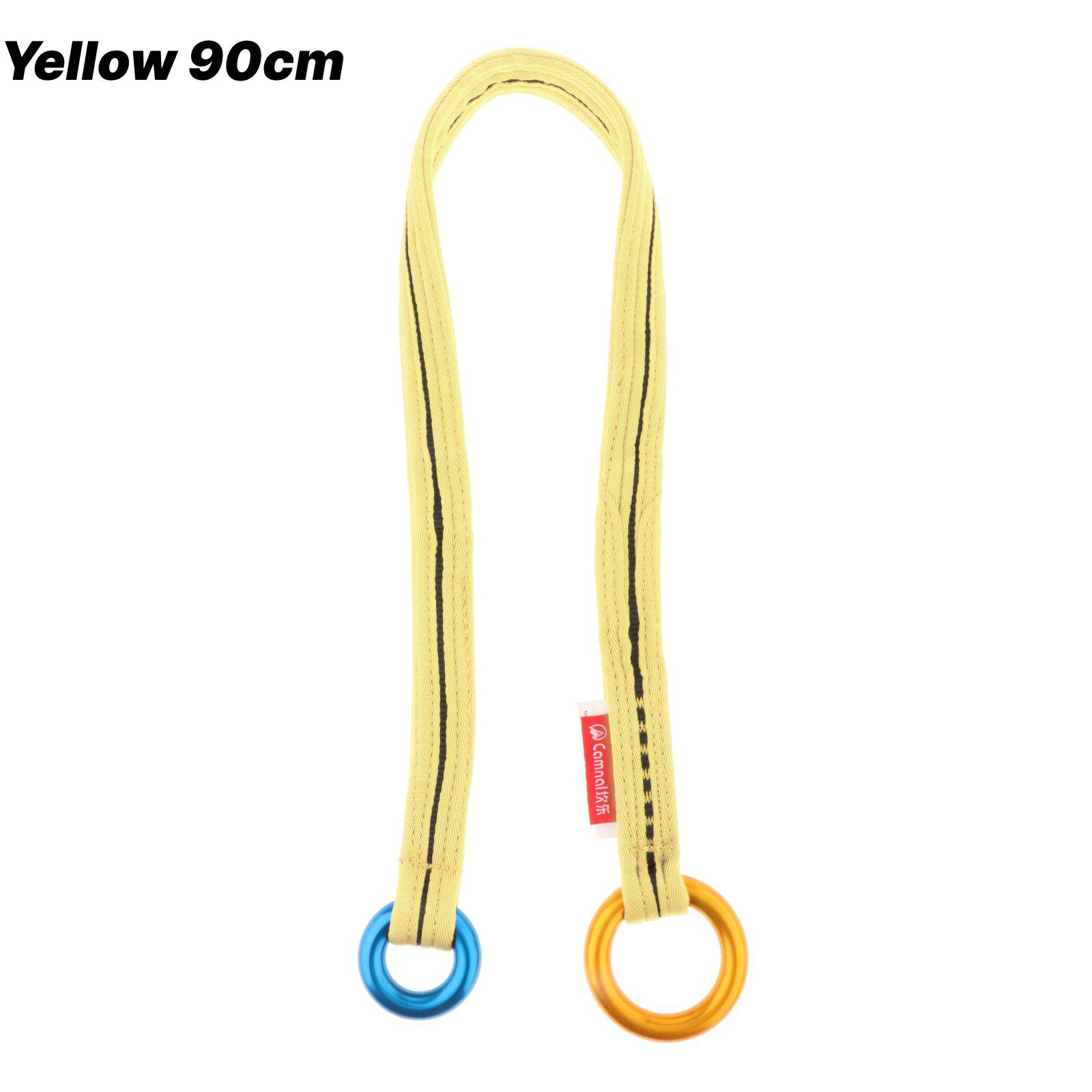 Tree Arborist Climbing Rope Friction Saver Loop Gear Equipment 90/120cm Aroborist Retrievable Anchor: Orange
