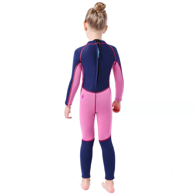 Kids Girls youth 3MM wetsuit neoprene long sleeve warm for swimming surfing full body wetsuits