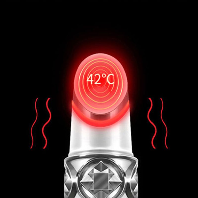 Usb oplaadbare thermische warmte oogmassager schoonheidsinstrument oogzak zwarte kringen verwijderaar  q84b