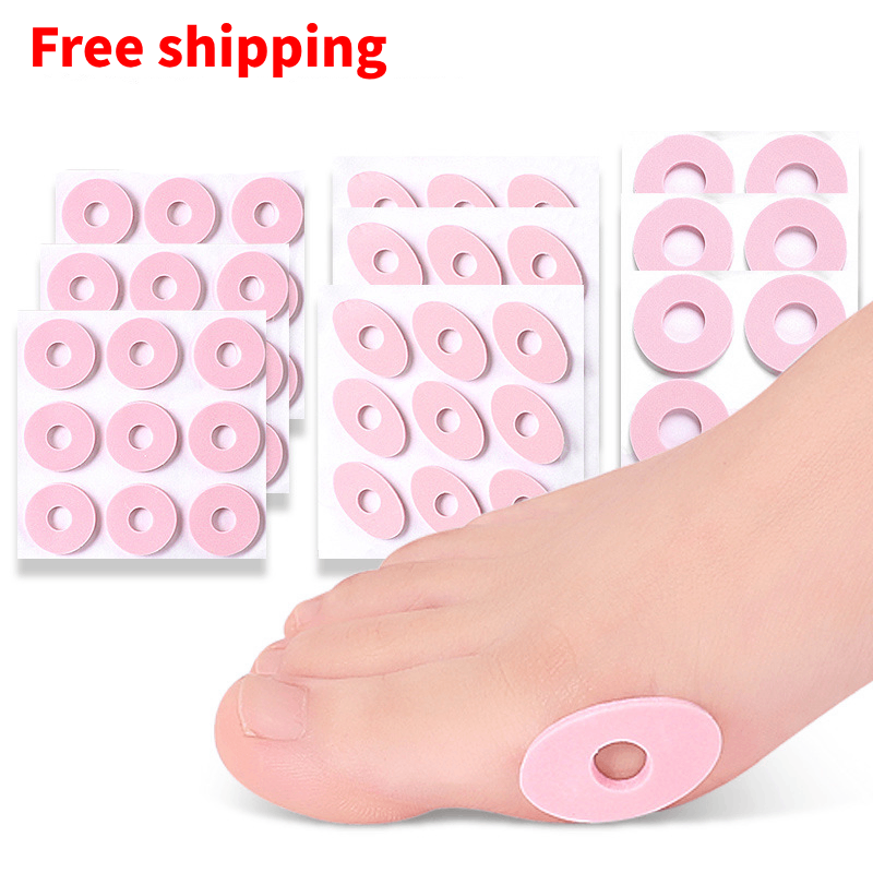 1sheet Callus cushions zapatos talón almohadilla espuma Cabeza Redonda cuidado de pies almohadilla protectora de proteína de haz de maíz 3 tipos