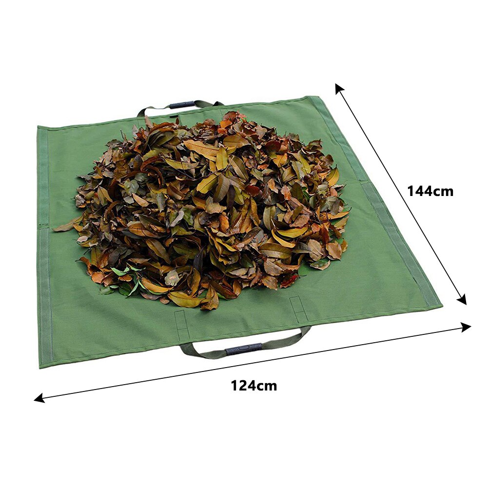 Feuille sac toile jardin poubelle résistant à l'usure jardin pelouse nettoyage sacs feuille sac cour déchets bâche conteneur Durable