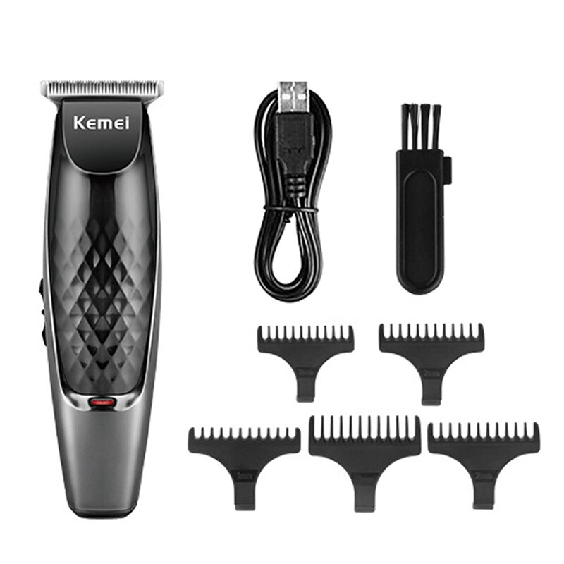 Kemei-tondeuse à cheveux électrique professionnelle sans fil, rasoir Rechargeable en acier inoxydable pour couper les cheveux: no box