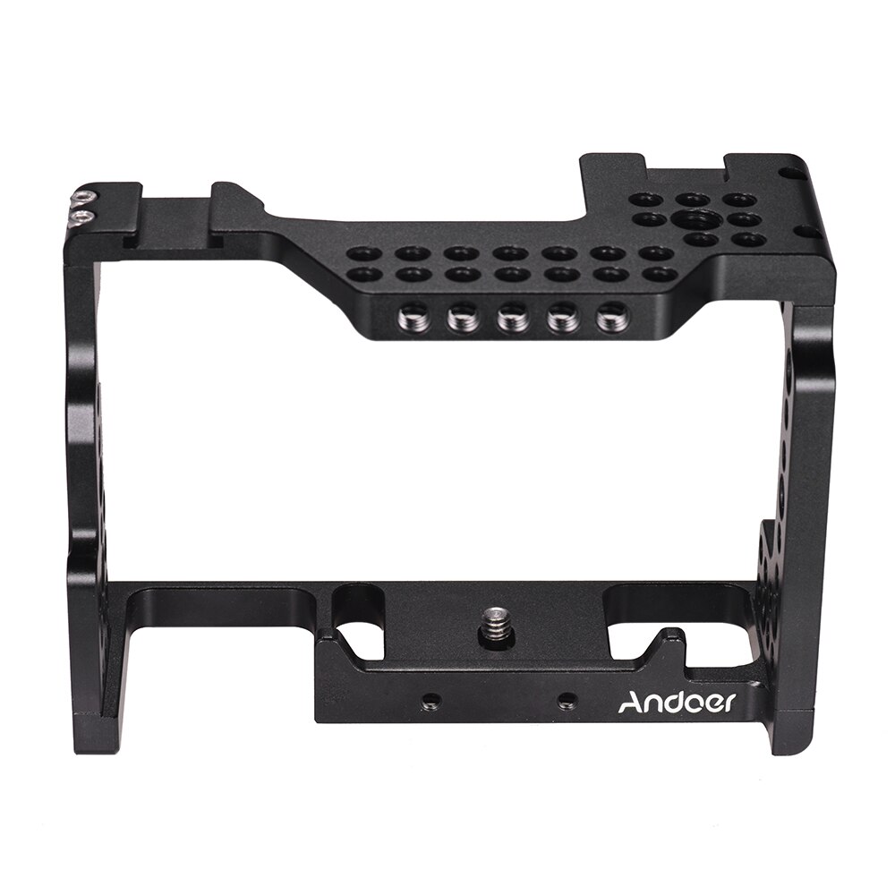 Andoer Camera Cage Aluminum Alloy 1/4" Screw Video Film Movie Making Stabilizer for Sony A7II/A7III/A7SII/A7M3/A7RII/A7RIII