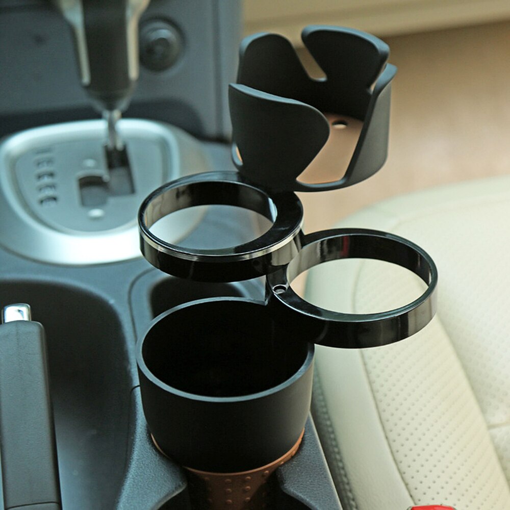 Portabotellas para coche multifunción, portabotellas giratorio, soporte para vasos, gafas de sol, organizador de teléfono, almacenamiento, accesorios de Interior de coche
