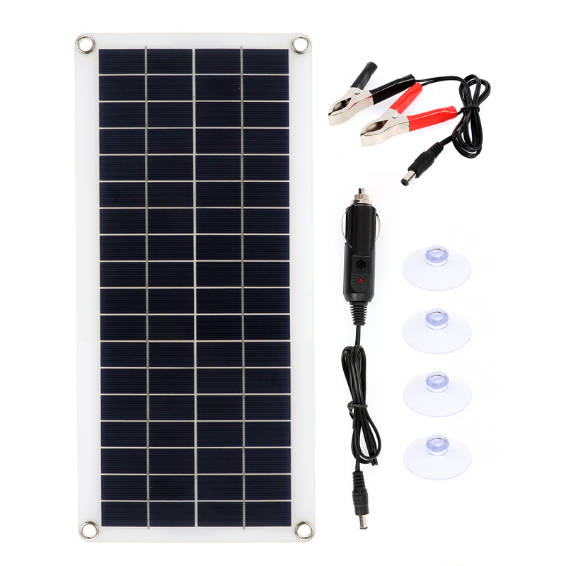 1000w Solar panel 12V Solarzellen 60a 150a Controller Solar platte Kit für Telefon RV Auto MP3-Pad Camping Outdoor-Batterie versorgung: Silber/Grau