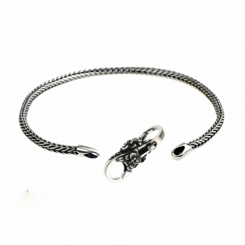 Emith Fla Authentic 925 Sterling Silver Chain Bracelet Jewelry for Women Men Locks Beads Charm Fit For European Bracelet