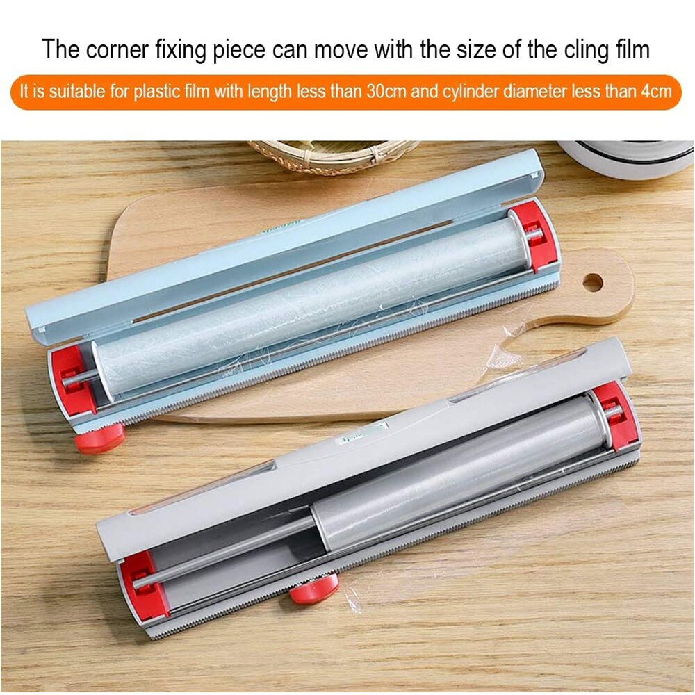 Vershoudfolie Snijder Papieren Handdoek Houder Keuken Film Wrap Dispenser Plastic Sharp Cutter Folie Aluminium Papier Rolhouder Keuken