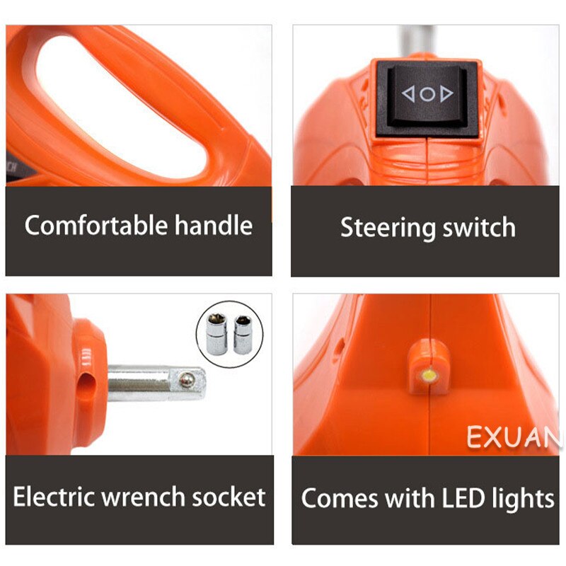 ZSB02 Electric Impact Wrench Tire Removal Equipment Gor Portable Vehicles Car Electric Jackhammer Motor Electric Wrench