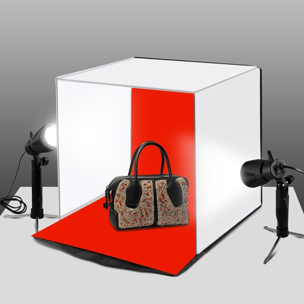 PULUZ 40*40cm 16"Photo studio box photograghy Soft box Portable Folding Studio Shooting Tent Box Kits with5 background backdrops