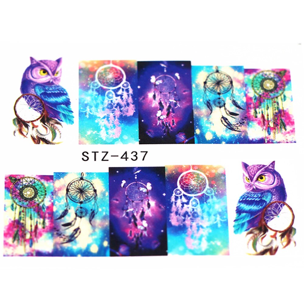 1Pc Schneeflocke Karikatur Wasser Transfer DIY NäGel Kunst Nagellack verrotten Farbe Lange-dauerhaft Nagellack Mädchen Nette nagel Dekoration Werkzeug: 16
