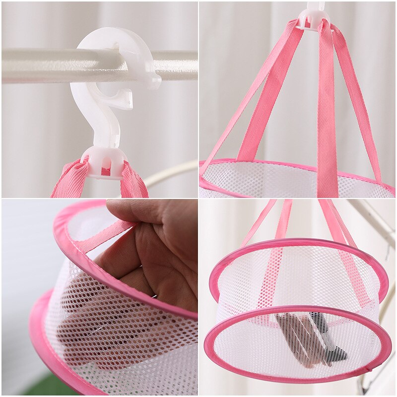 Hanging Mesh Drying Rack For Makeup Blender Sponge Brushes Puff Egg Drying Basket Cosmetic Tool Cleaning Holder Organizer