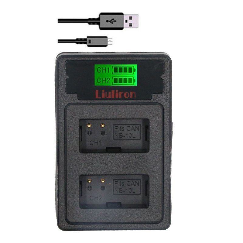 Bonacell-baterías de 7,2 V, 1400mAh, NB-10L, NB10L, NB, 10L, para Canon G1X, G15, G16, SX40HS, SX50HS, SX60HS, SX40, SX50, SX60 HS, batería L10