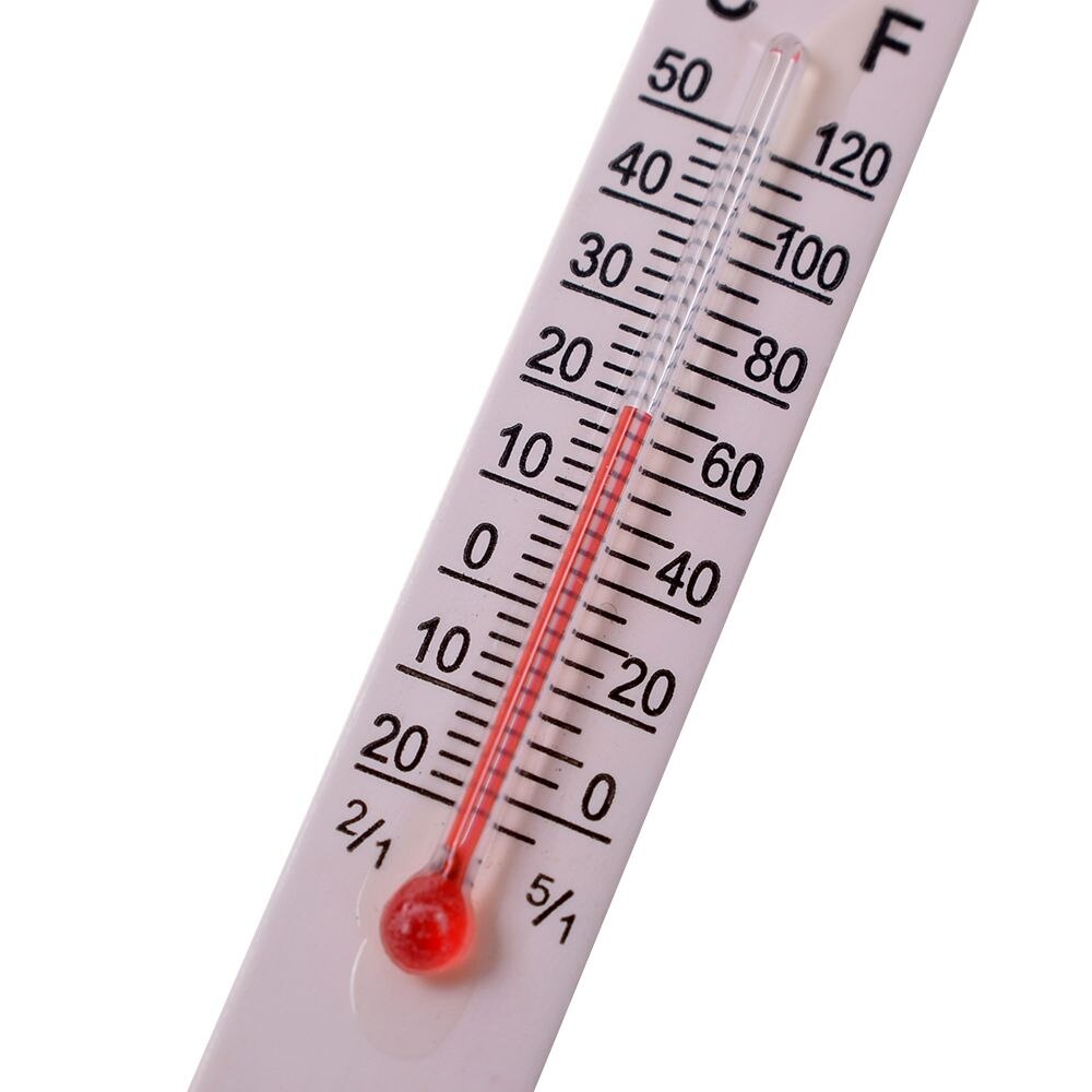 10pcs 5cmx1.1cm Miniature Paper Cardboard Thermometer Indoor Outdoor Garden Home Garage Office Room Temperature Measurement Tool
