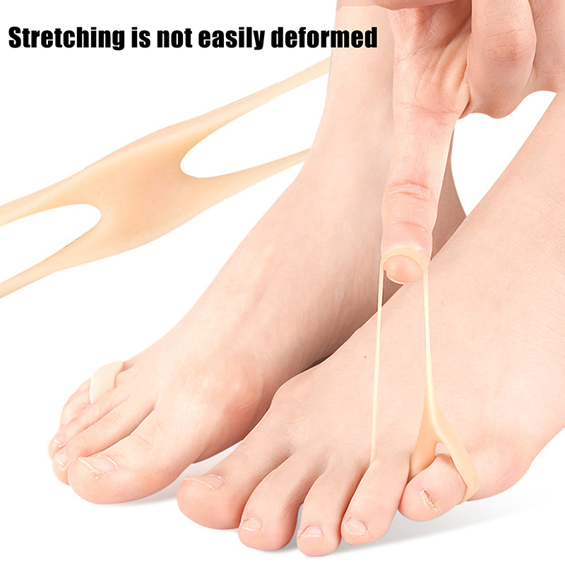 1 para palucha koślawego silikonowy korektor żel pielęgnacja stóp Separator palców u stóp mały palec Protector prostownica do haluksów Pedicure