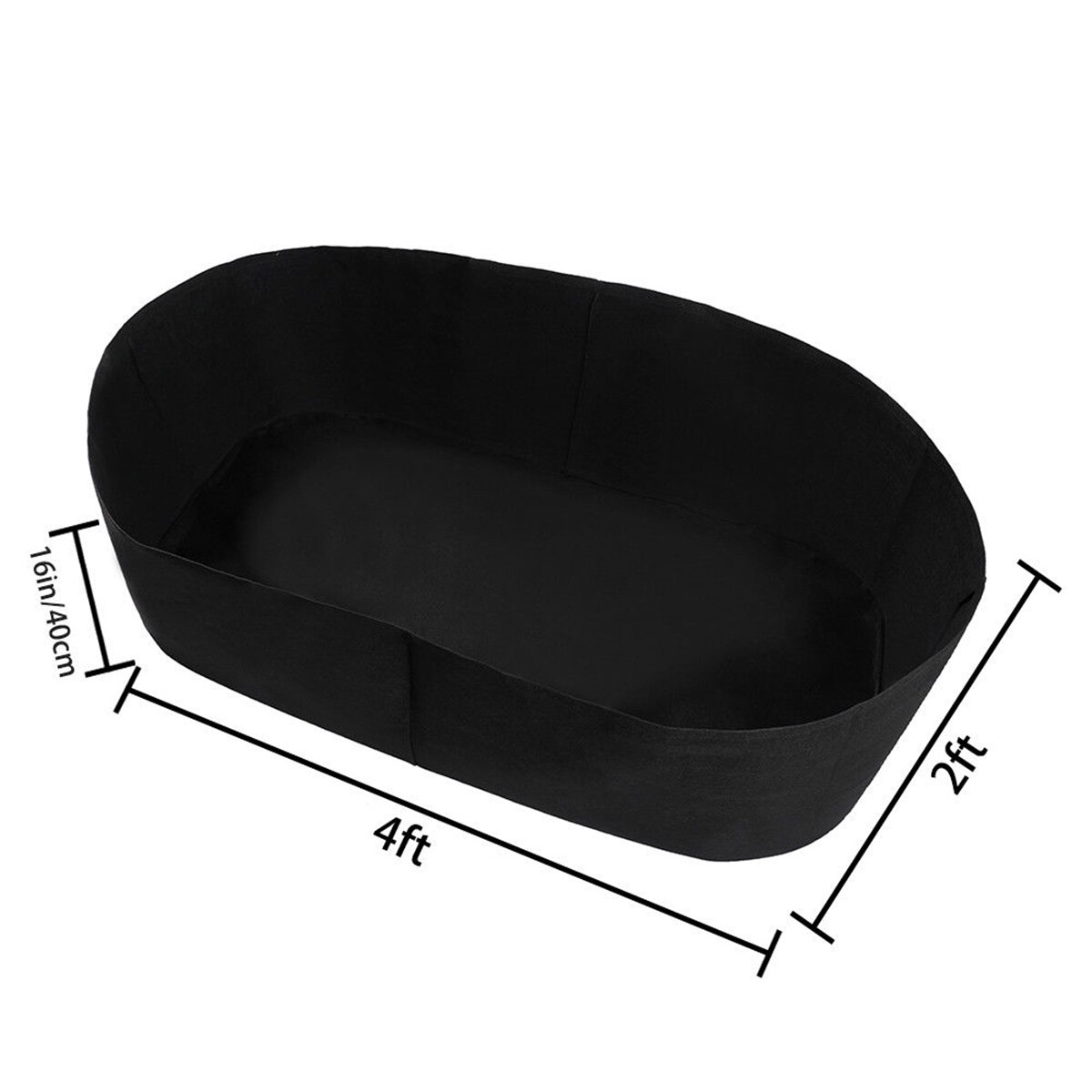 Udendørs indendørs have planteposer dyrkning havekrukker plantekasser grøntsags planteposer dyrke poser gård hjem have forsyninger: 2 x 4ft