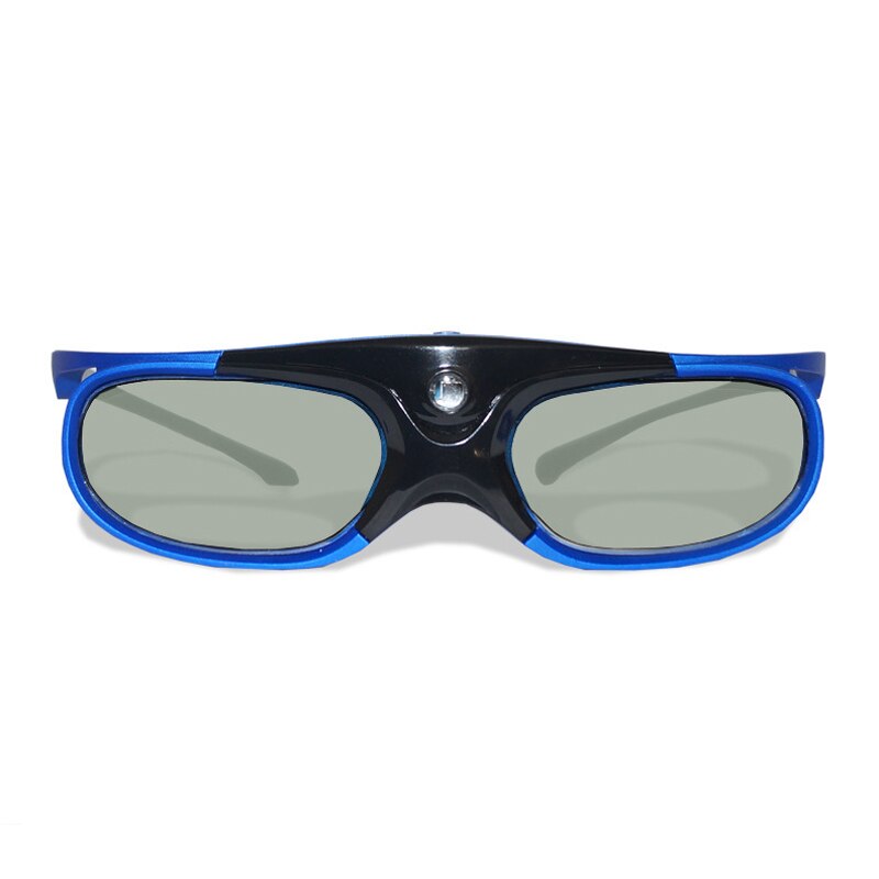 Obturateur actif lunettes 3D rechargeables Support 96 HZ/120 HZ/144 HZ pour XGIMI Z4X Z5 H1 JmGo G1 G3 X1 BenQ Acer & DLP LINK projecteur: Blue