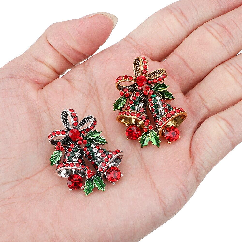 Hilife Kerst Pak Pins Bells Broches Creatief Cadeau Voor Vrouwen Jas Jurk Accessoires Mode-sieraden Home Decorations