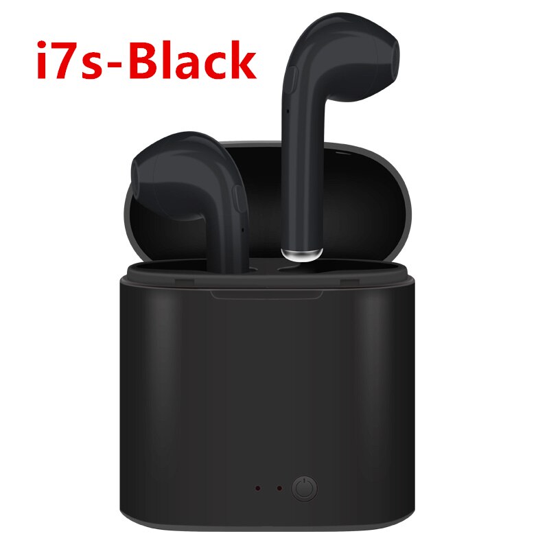 Auricolari Bluetooth di Aria 2 inPods 12 TWS di Sport Senza Fili di ricarica Auricolare Touc Con i12 Tws Per il iPhone Xiaomi Huawei Samsung LG: I7S Black Box