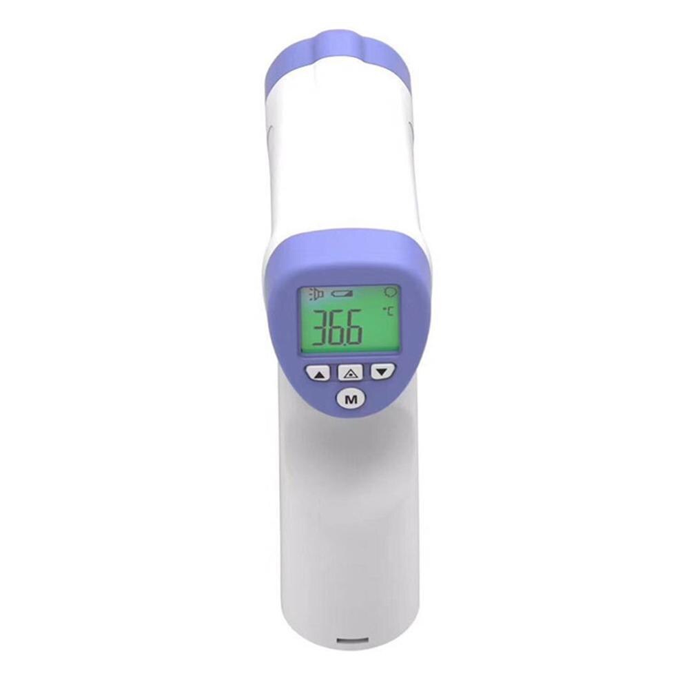 Berøringsfrit termometer infrarød pande digital temperatur feberalarm nøjagtig øjeblikkelig aflæsning lcd-display