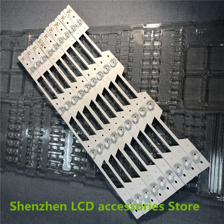 18pcs=2set FOR TCL 4LEDs y55A580 LCD TV backlight bar 55P1 A 55HR330M04A0 V2 4C-LB5504-HR05J 51CM