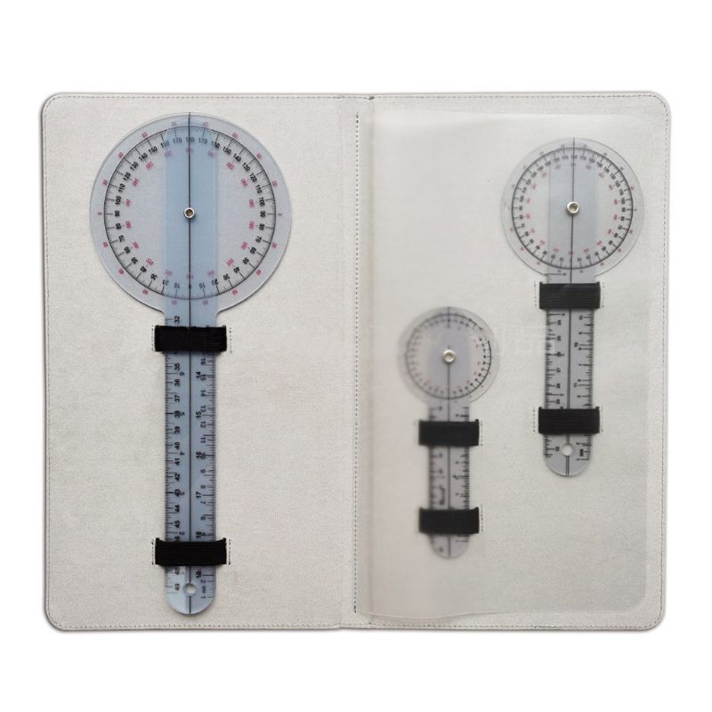 3/5/6Pcs/set 180/360 Degree Goniometer Finger Spinal Ruler Architecture