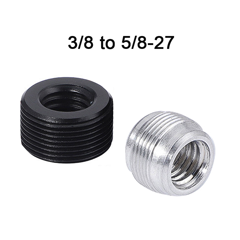 Microphone Bracket Screw 3/8 to 5/8-27 Fine Teeth Conversion Screw Nut Thread Adapter Mount for Camera Monitor Mic Stand