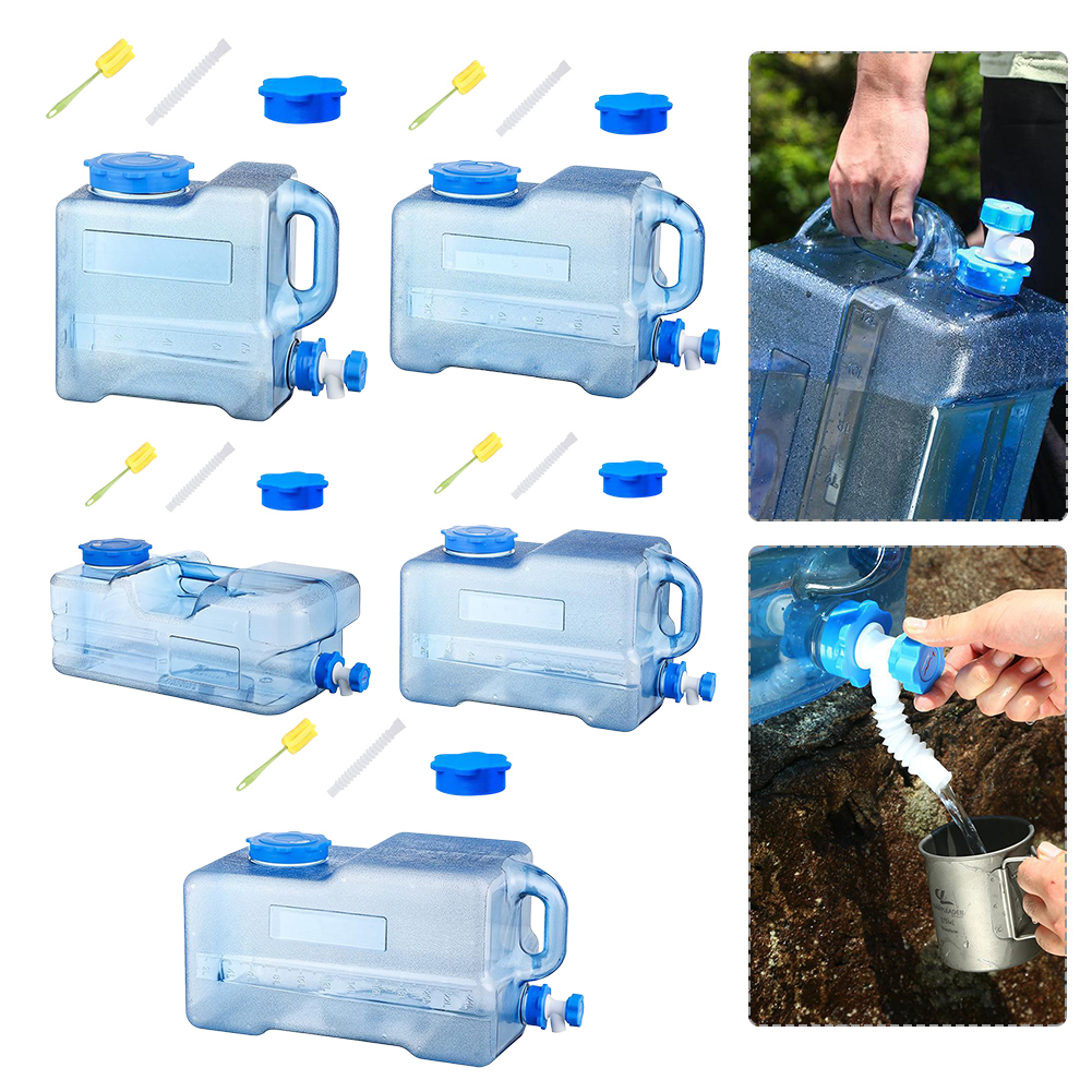 7.5/12l/15l/19l/24l Grote Capaciteit Buitenwateremmer Draagbare Drinkwatercontainer Met Spigot Lekvrij Kampeerwatertank
