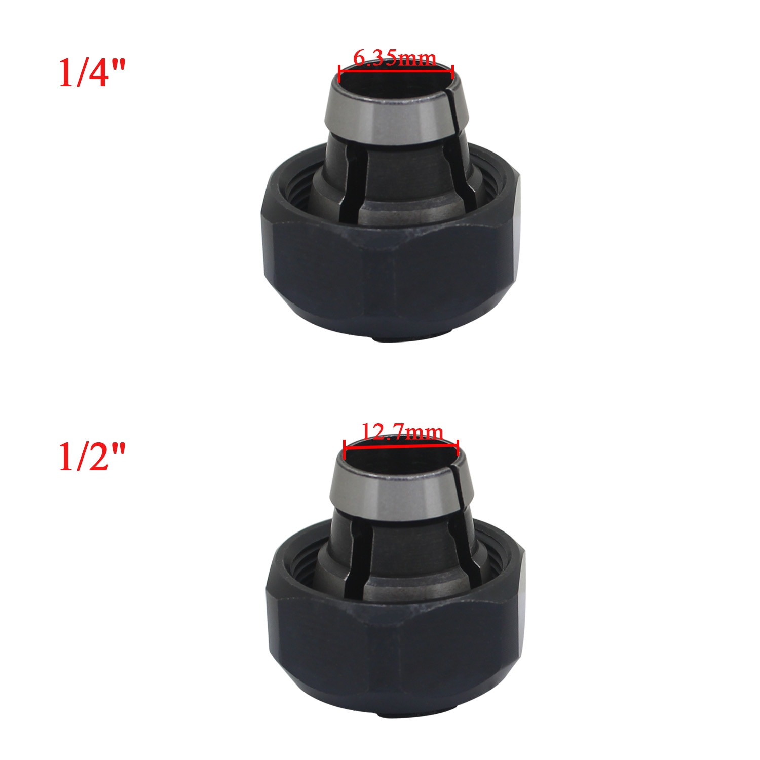 1 pcs router collet extension kit for replaces Porter Cable router collet nut milling machine collet chuck