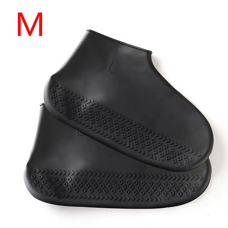 Silikon Material unisex Schuhe Beschützer wasserdicht Schuh Startseite Regen Schuh Abdeckungen Regen Stiefel draussen regnerisch Tag Fuß Startseite: Lila