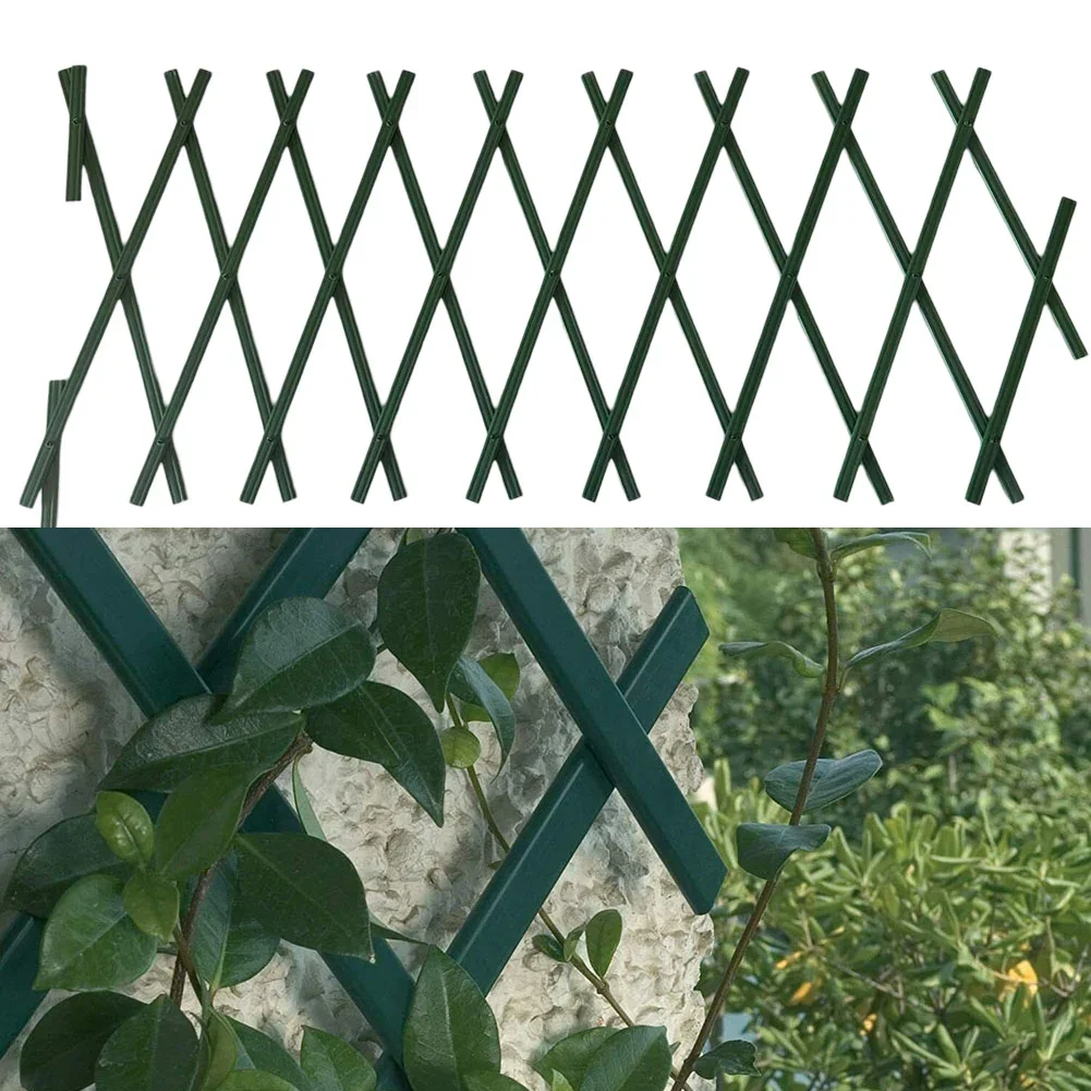 1/2 stücke vielseitiges PVC-Kunststoff gitter für Kletter pflanzen und dekorative 1,8 m x 30cm Zaun Gitter kletter pflanzen wand für den Garten