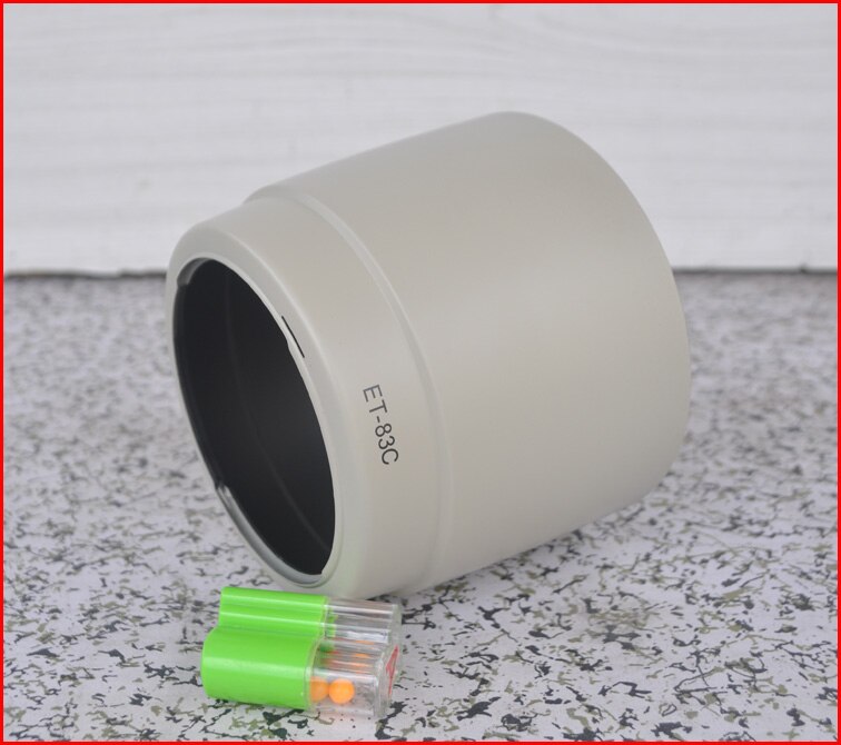 White Lens Hood Shade ET-83C for Canon EF 100-400mm f/4.5-5.6L IS USM replaces CANON Lens Hood ET83C