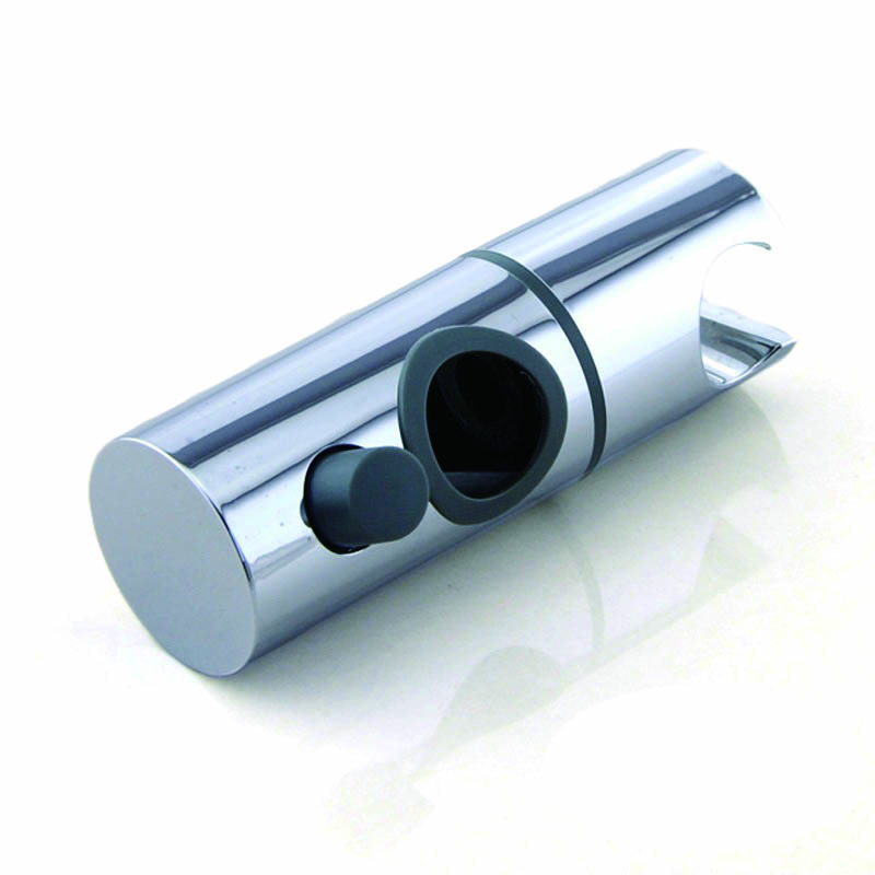 Justerbar 24-25mm bruser glidestøtte bar badeværelse abs krom plast brusestang skydeholder vandhane badeværelse tilbehør