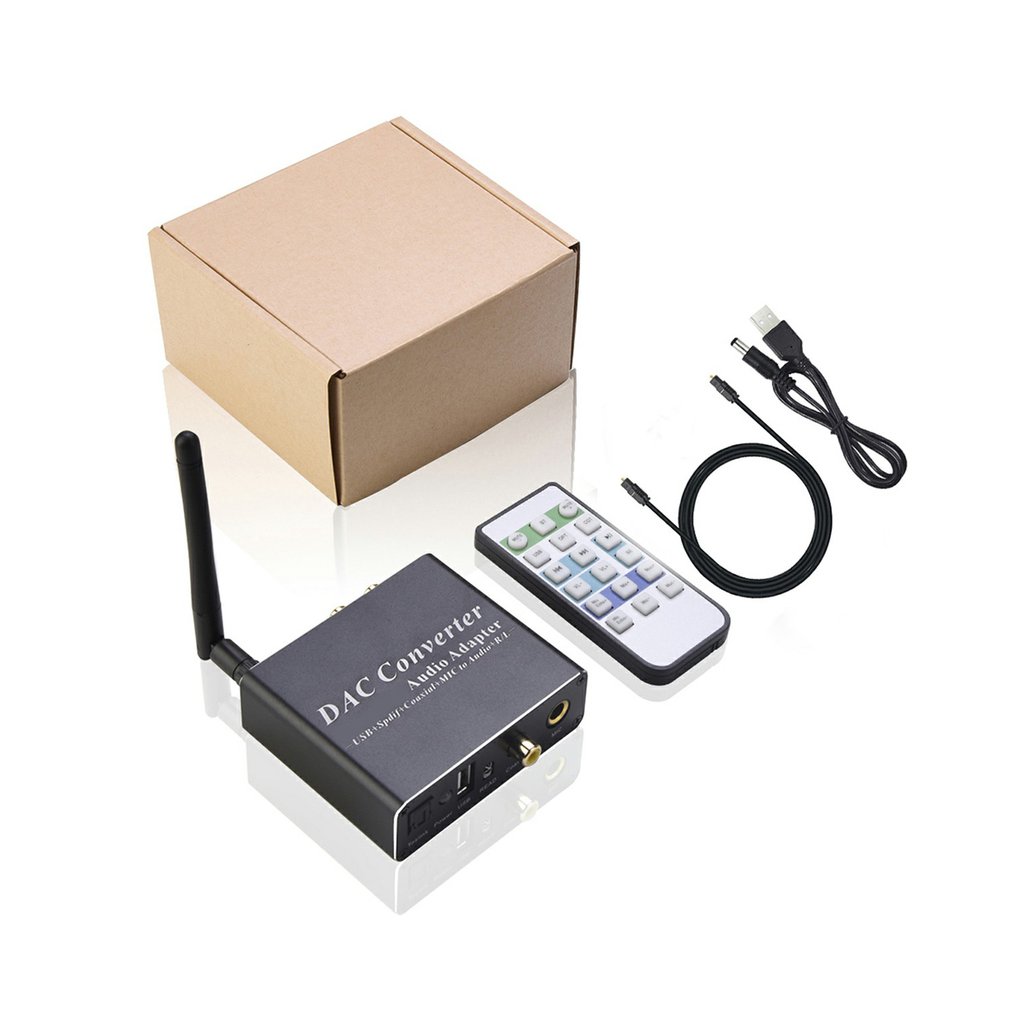 NK-Q8 DAC Audio Conversion With Wireless 5.0 Receiver Amplifier Audio DAC Decoder Adapter Receiver Amp U-disk Player