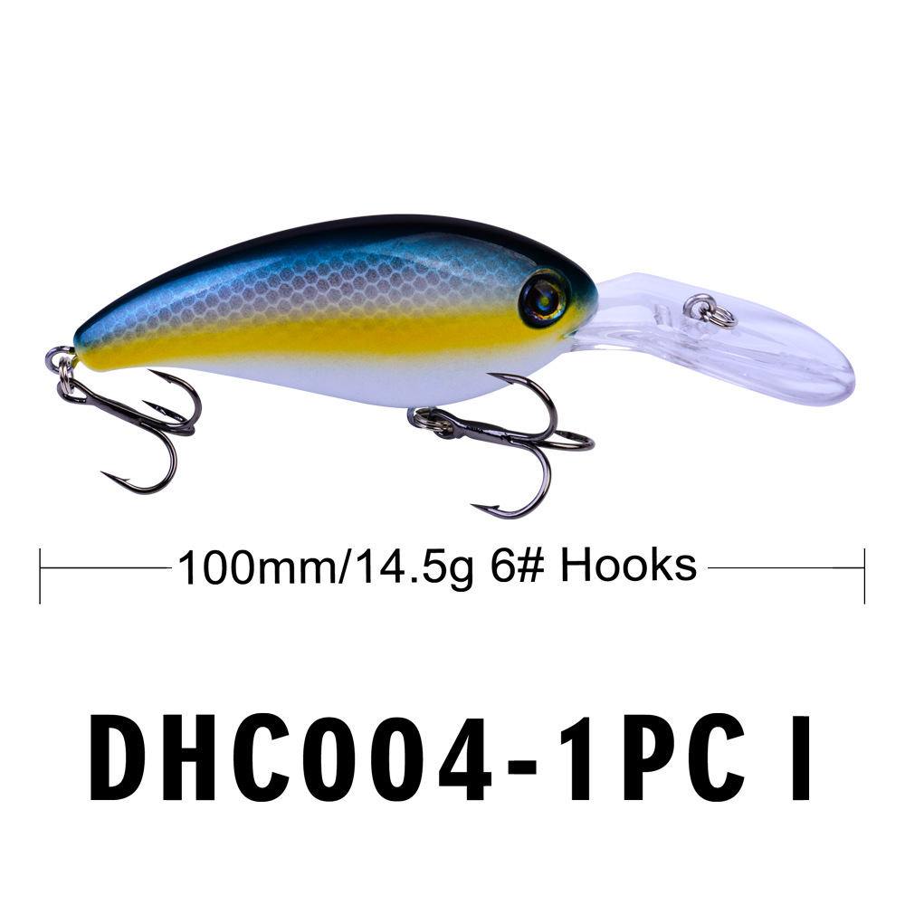 10Cm 14.5G Crankbait Lange Lip Vissen Lokken Drijvende Bionic Wobbler Crank Aas Kunstmatige Lokken Harde Aas 3D Ogen minnow Bass Aas: I