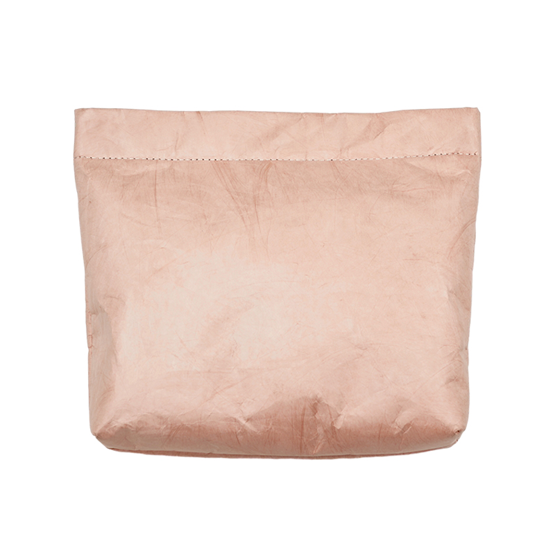 11 inch Cosmetic Storage Bag Paper Waterproof Travel Storage Case Ultra Thin Women's Portable Small Toiletry Kit Washbag: Pink