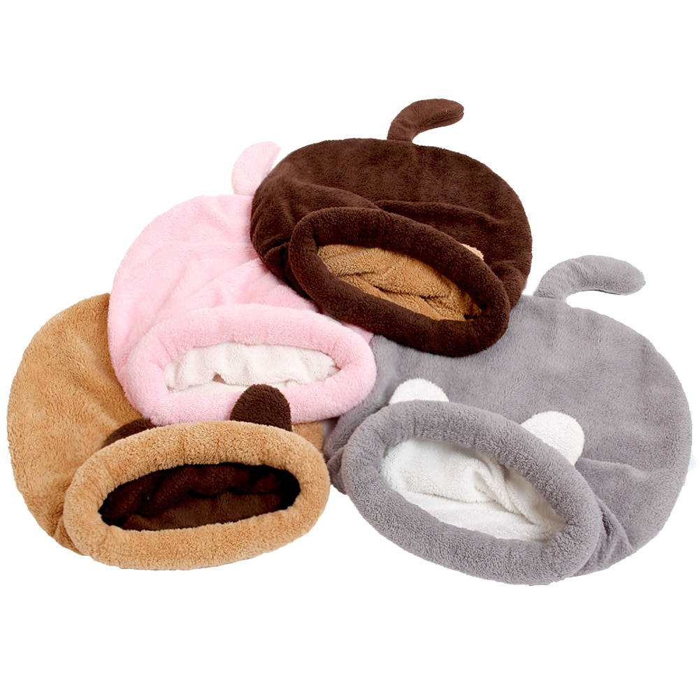 Saco de dormir de lana para gatos cama para perros pequeños mascotas alfombrilla de gato casa perrera suave cama para dormir productos para mascotas