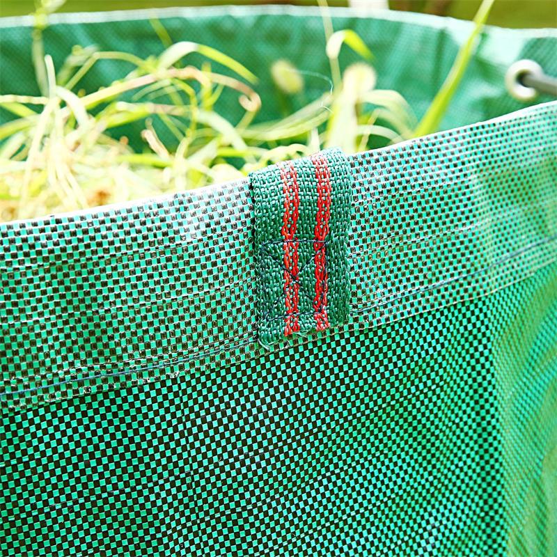 duża rozmiar 120/272/300/500L wielokrotnego użytku ogród worek na śmieci liść worek kosz na śmieci składany ogród odpadów kolekcja pojemnik worek robić przechowywania