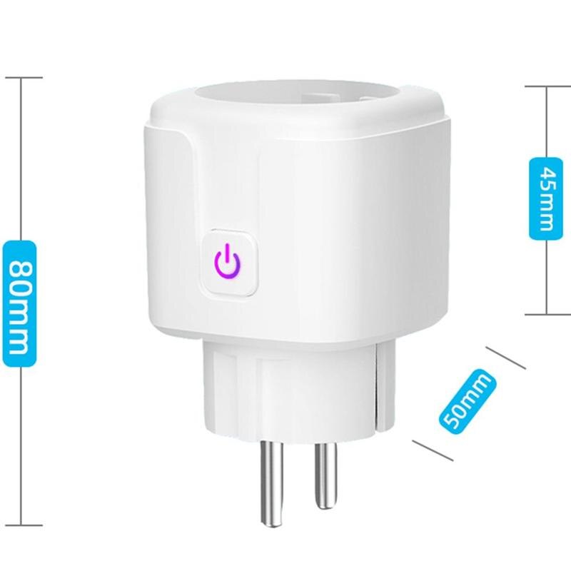 Smart Socket WiFi Power Smart Wifi Plug Wireless Voice Control Phone APP Control Timing Smart Remote Switch Socket With EU Plug
