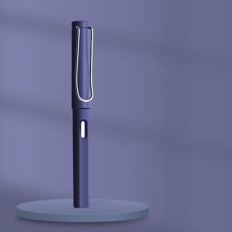 1Pcs Novelty Eeuwige Pen Onbeperkt Schrijven Potlood Geen Inkt Technologie Magic Potloden Schrijven Schets Schilderen Briefpapier: Retro blue