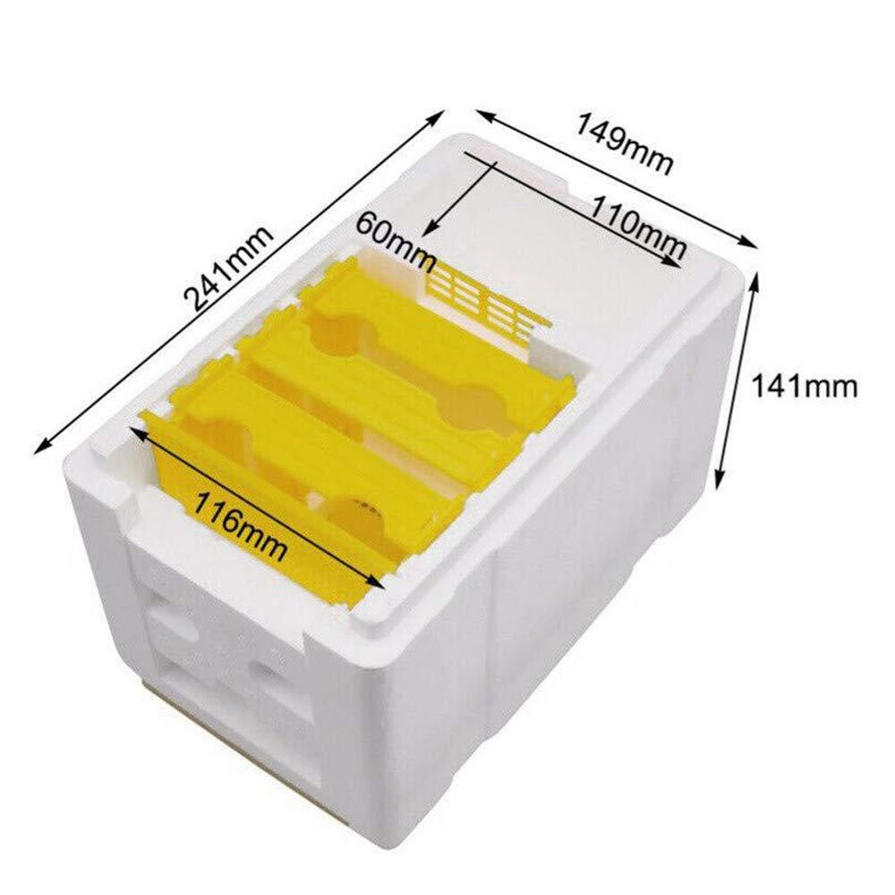 1pcs Honey Beehive Bee Hive Box Case Beekeeping Equipment Raw Harvest Bees Frame
