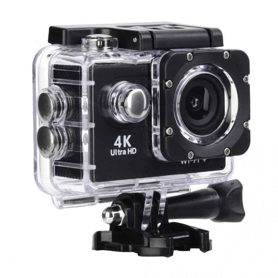 Kit de montaje para bicicleta 4K, HD, WiFi, Cámara 30M, resistente al agua, dos baterías, vídeo 4K y fotos de 12MP, lente gran angular