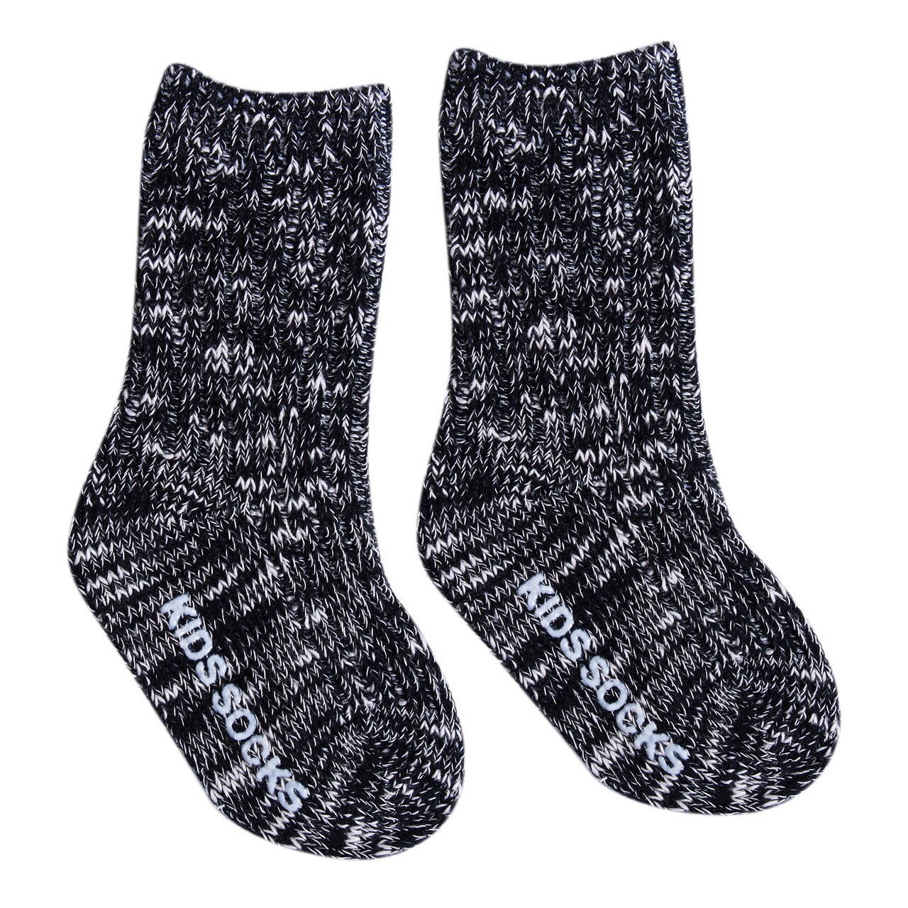 Bambini Del bambino Del bambino Della Ragazza Del Ragazzo Del Fumetto di Inverno Lavorato A Maglia Caldo Della Caviglia del Cotone Calzini E Calzettoni del Modello della Lettera Del bambino di Modo Calzini E Calzettoni unisex: nero / 0 to 2T