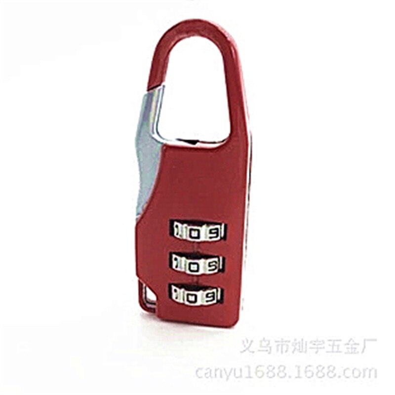 Resettable 3 Mini Dial Digit Number Code Password Combination Padlock Travel Suitcase Luggage Security Number Lock