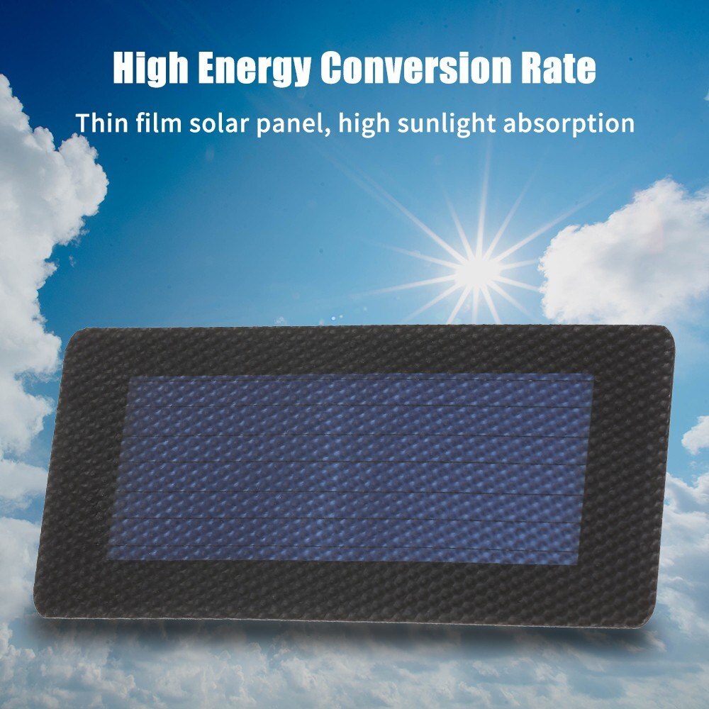 0,3 W/2V DIY Módulo de Panel Solar blando cargador de batería Flexible plegable 120*60MM para luces solares muestra Juguetes