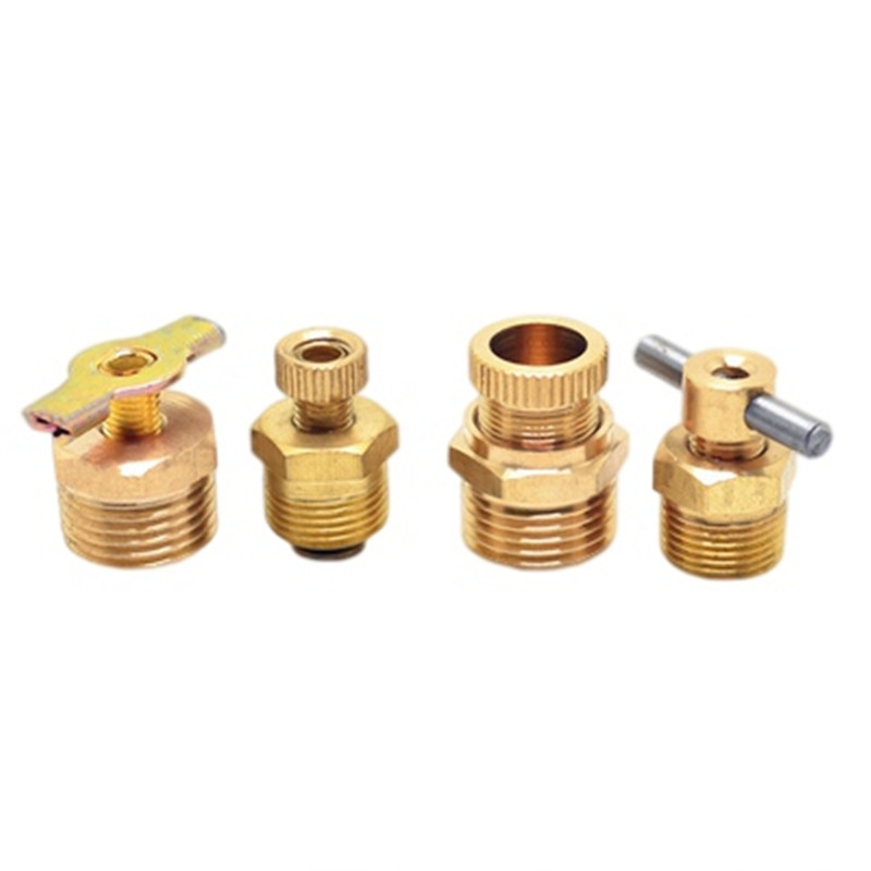 Air Compressor Koper Drain Aftapkraan Drain Plug 1 / 4 3 / 8 1 / 2 Specificatie Is compleet