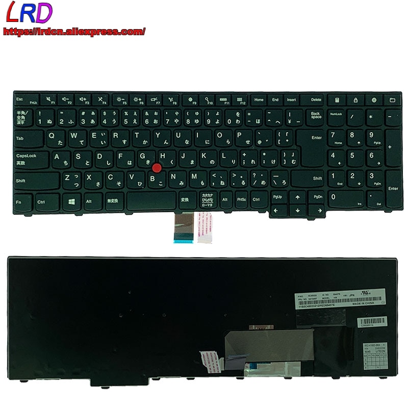 Original JP Japanese Keyboard for Thinkpad L570 L540 L560 T540P W540 W541 T550 W550S T560 P50S E531 E540 Laptop 04Y2457