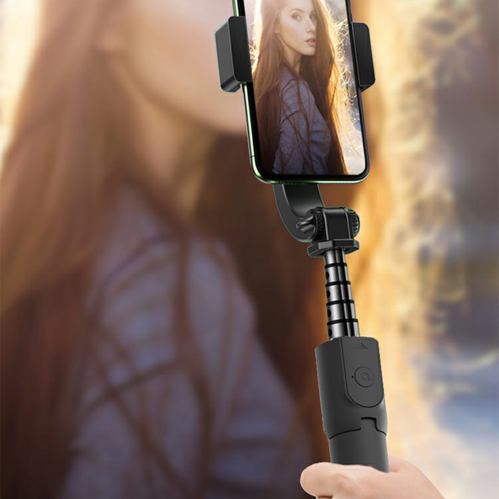 GS08 Single Axis Handheld Gimbal Stabilizer With Wireless Shutter Tripod For Smartphone Action Camera Video Record Live Tools