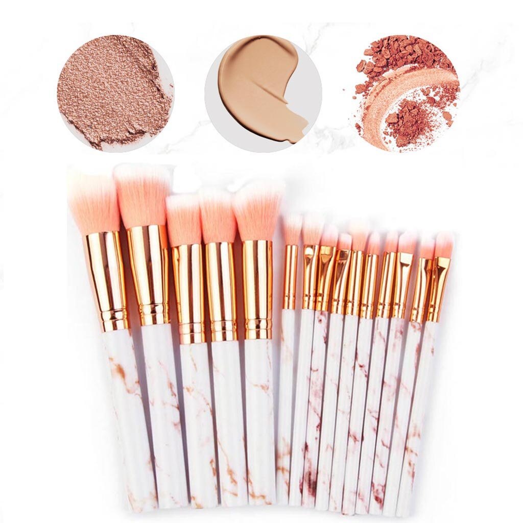 15 Stuks Make Up Borstels Multifunctionele Make-Up Kwasten Concealer Oogschaduw Foundation Make-Up Borstel Set Tool Pincel Maquiagem